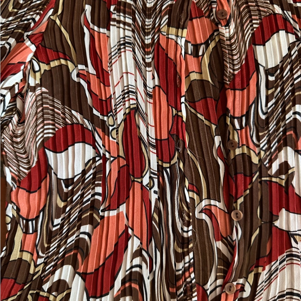 Women's Multicolor Patterned blouse - Picture 3 of 3